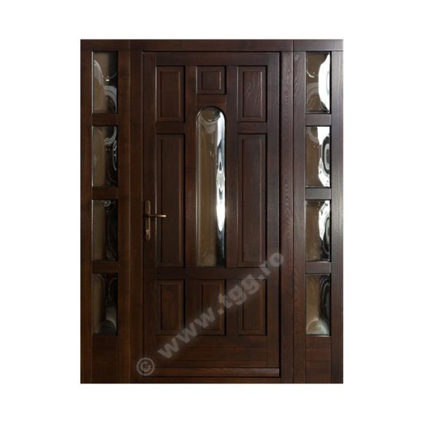 Usa de exterior din Stejar Triplustratificat, wenge, EST-024