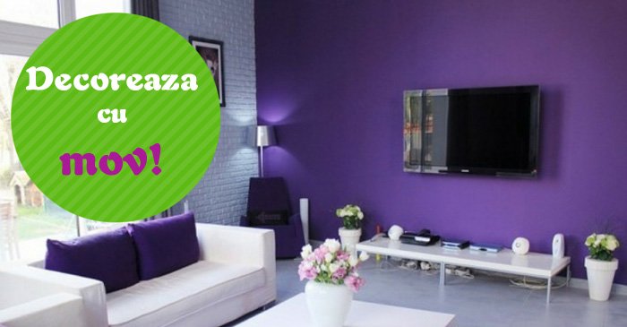 10 idei creative de a decora cu mov