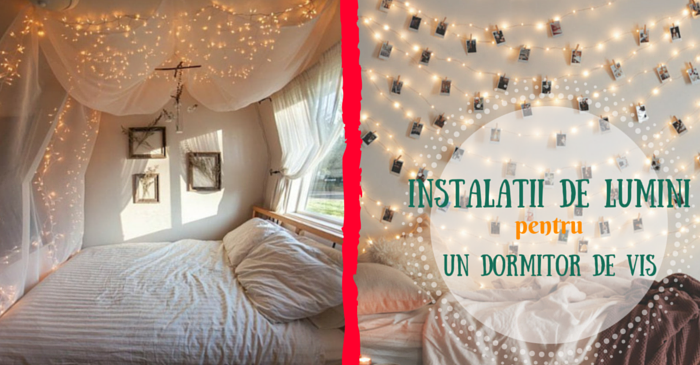 Decor cu instalatii de lumini: 7 dormitoare de vis